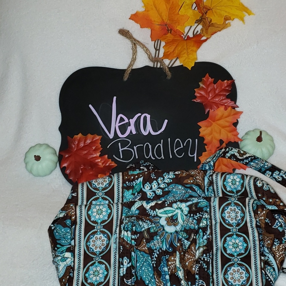 Vera Bradley small duffel in Java Blue